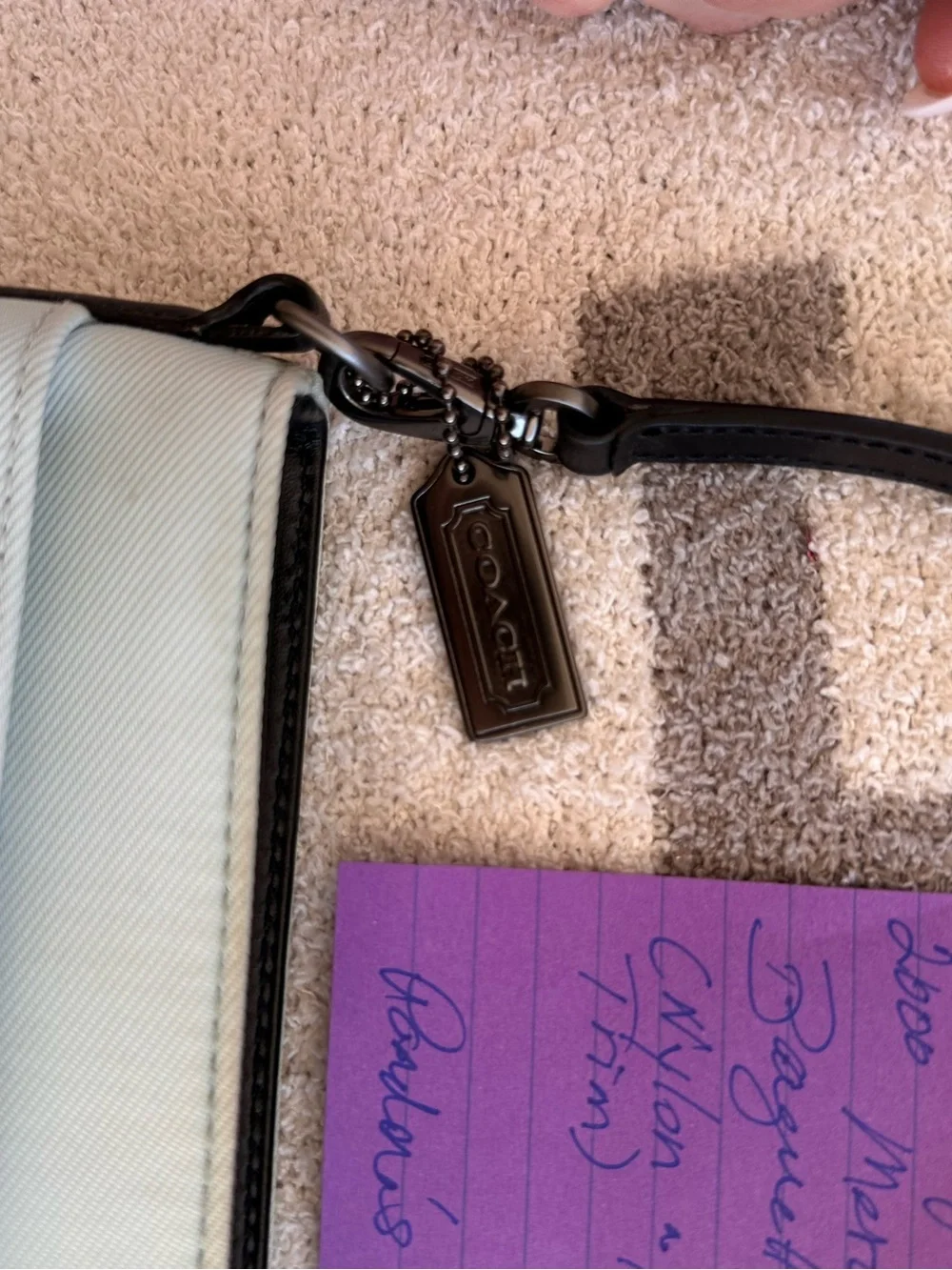 Vintage coach shoulder bag year 2000